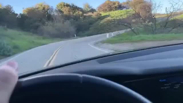 Bj in an Audi Car running