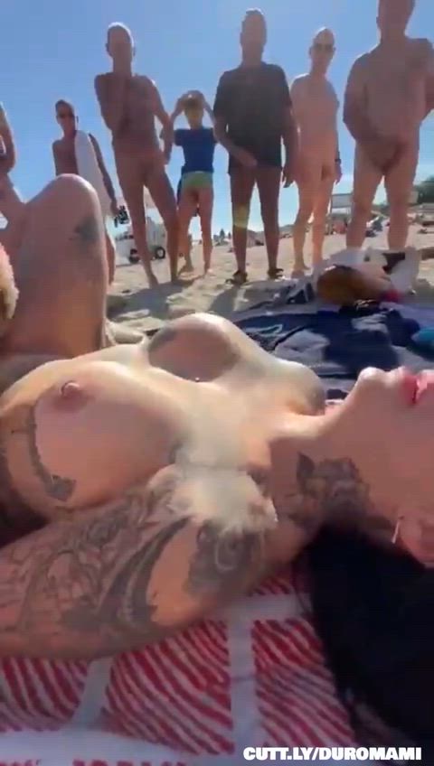 Amateur Dogging Hotwife Public Pussy Eating Pussy Licking Trashy Boners Watching r/ExposedToStrangers Porn GIF by duromami