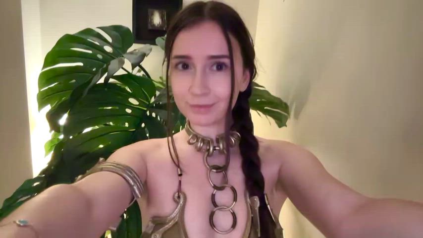 I finally got a Princess Leia slave bikini & I am PSYCHED!