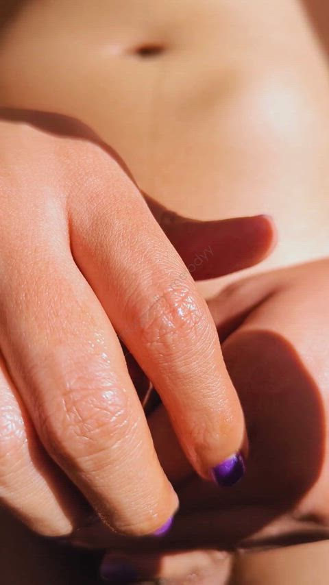 i love the way my girldick peeks out between my fingers