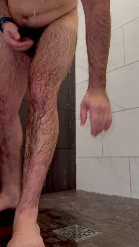 Cleaning up after a workout