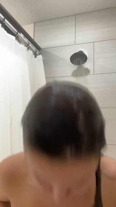 My big wet titties in the shower