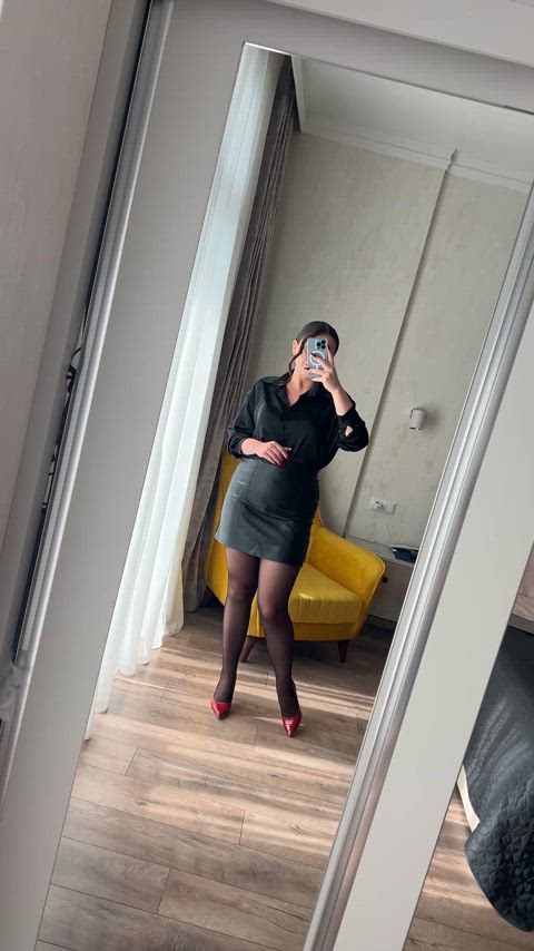 Amateur Ass Big Ass Big Tits Heels High Heels Legs Nylon Nylons Tits Porn GIF by alina_rose