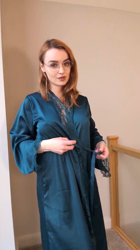 Glasses and satin, a beautiful combination