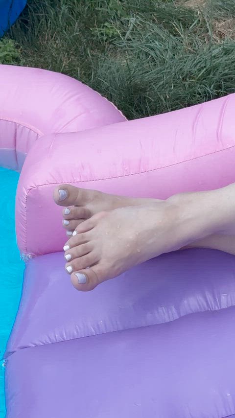 Feet Feet Fetish Foot Foot Fetish Toes Porn GIF by bababooee