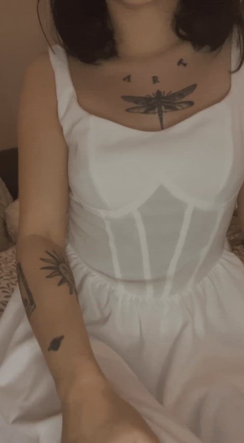 Hey, can I hide you under my skirt? ♡