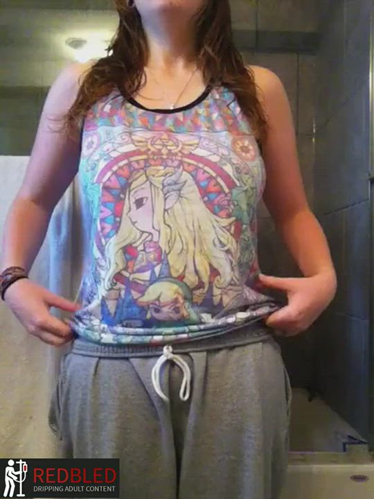 Amateur Cute Tease Porn GIF by redbledcom