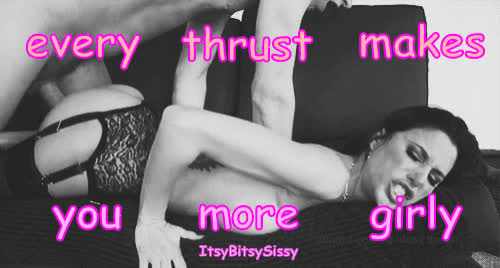 Every thick cock you see makes you more and more of a sissy