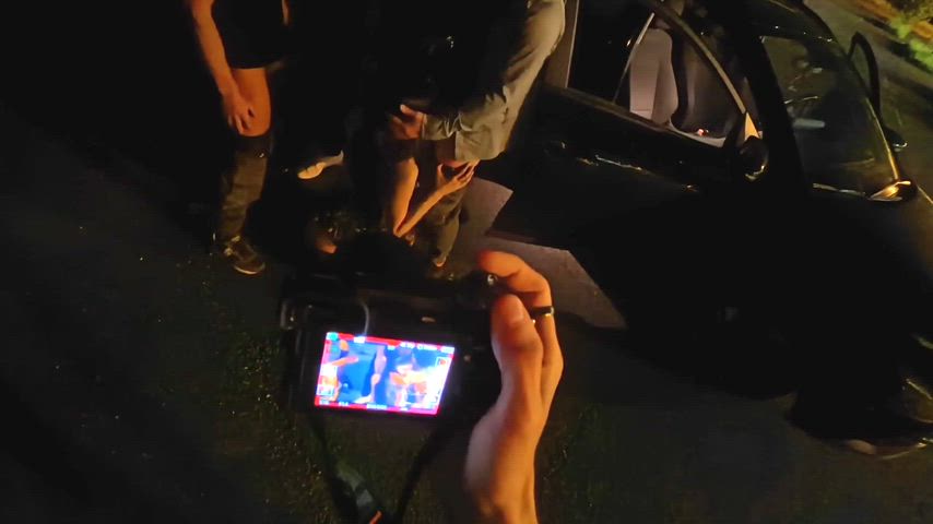 Car sex adventure 🙈 in went in a parking known for car sex and i met THREE STRANGERS... i blowjob all of them 🙈