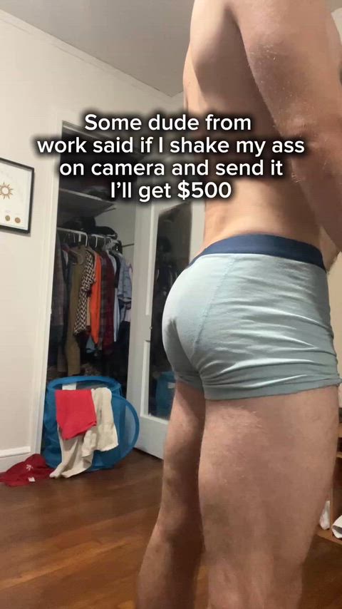 When a bro figures out his hairy butt is a bussy