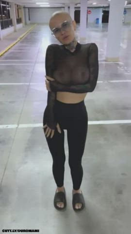 Big Tits Boobs Fake Tits Flashing Masturbating Public See Through Clothing Squirt Squirting Porn GIF by duromami