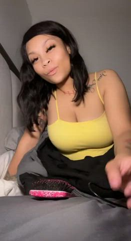 Amateur Big Tits Boobs Camgirl Ebony Homemade Huge Tits Natural Tits Teen Tits Porn GIF by populardick
