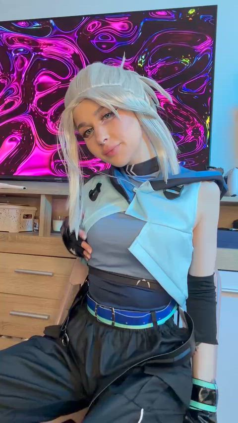 Cosplay Homemade Horny Hottie OnlyFans Tease Teasing Teen Teens Tiny Porn GIF by mystpetal