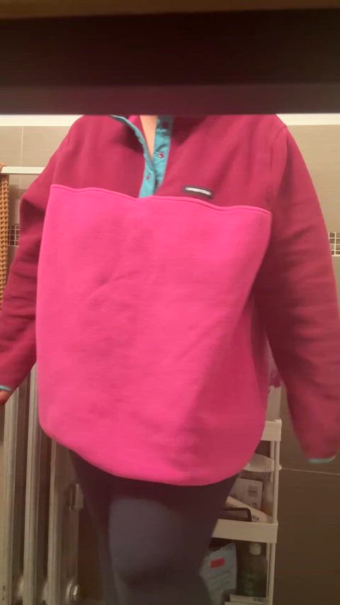 a lot hiding under my sweater and leggings