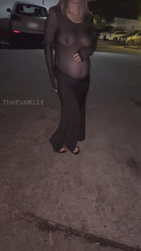MILF Pregnant Public Porn GIF by thefunmilf