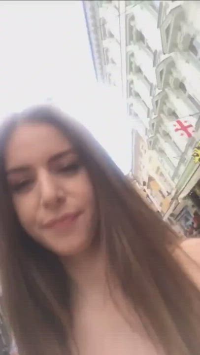 Stella Cox Naked in The Street