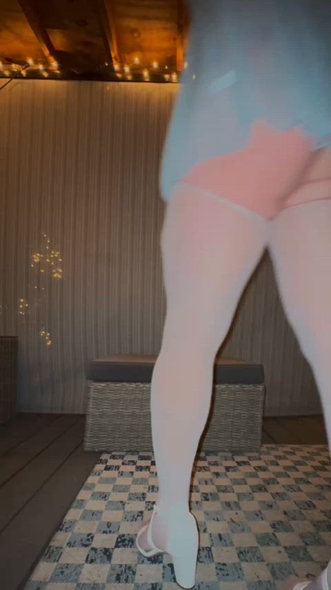 Big Ass Crossdressing Dancing Femboy Lingerie Sissy Sissy Slut Slut Stripping Striptease Porn GIF by brettbaiterxxx