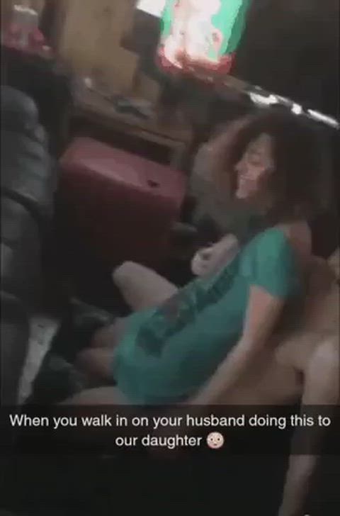 There just having some special daddy and daughter time... nothing else to see here