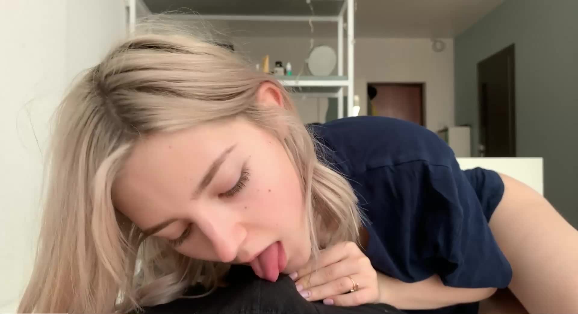 Take the underwear off and taste it