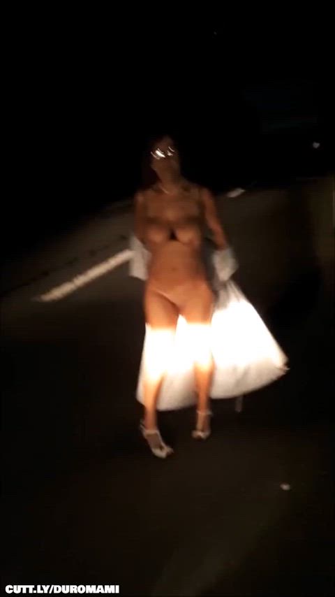 Amateur Compilation Exhibitionist Hotwife Mature Public Wife Porn GIF by duromami