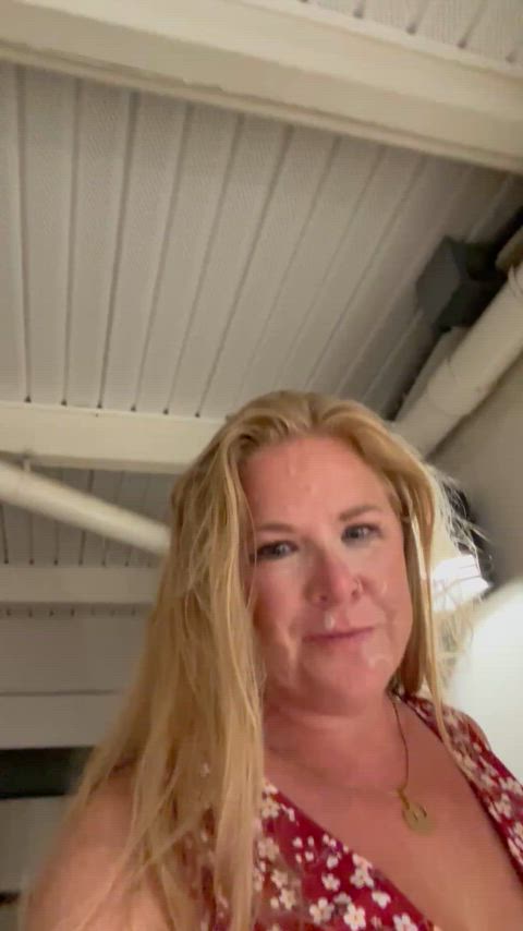 Met a new BBC tinder date and wore his cum home to hubby