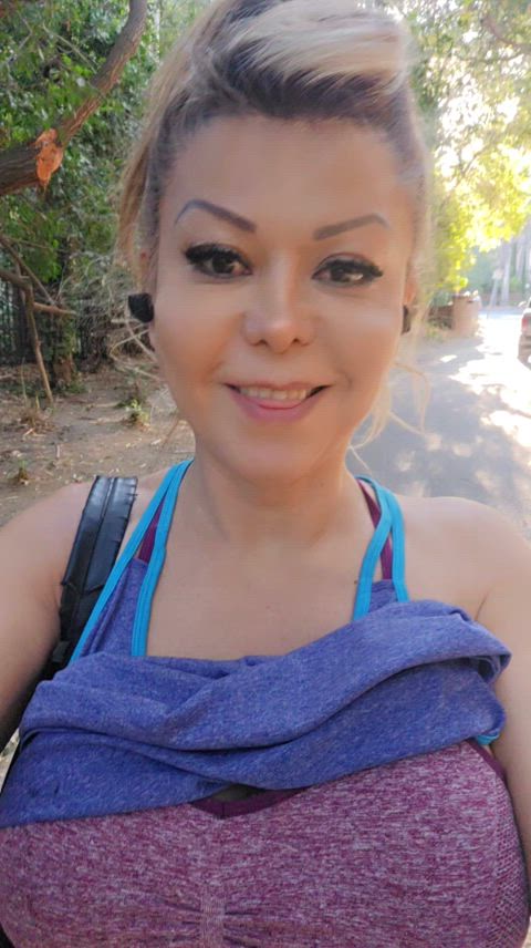 I like to train outdoors