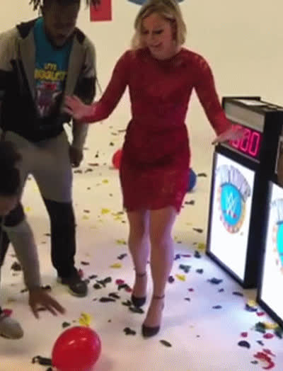 Renee Young upskirt