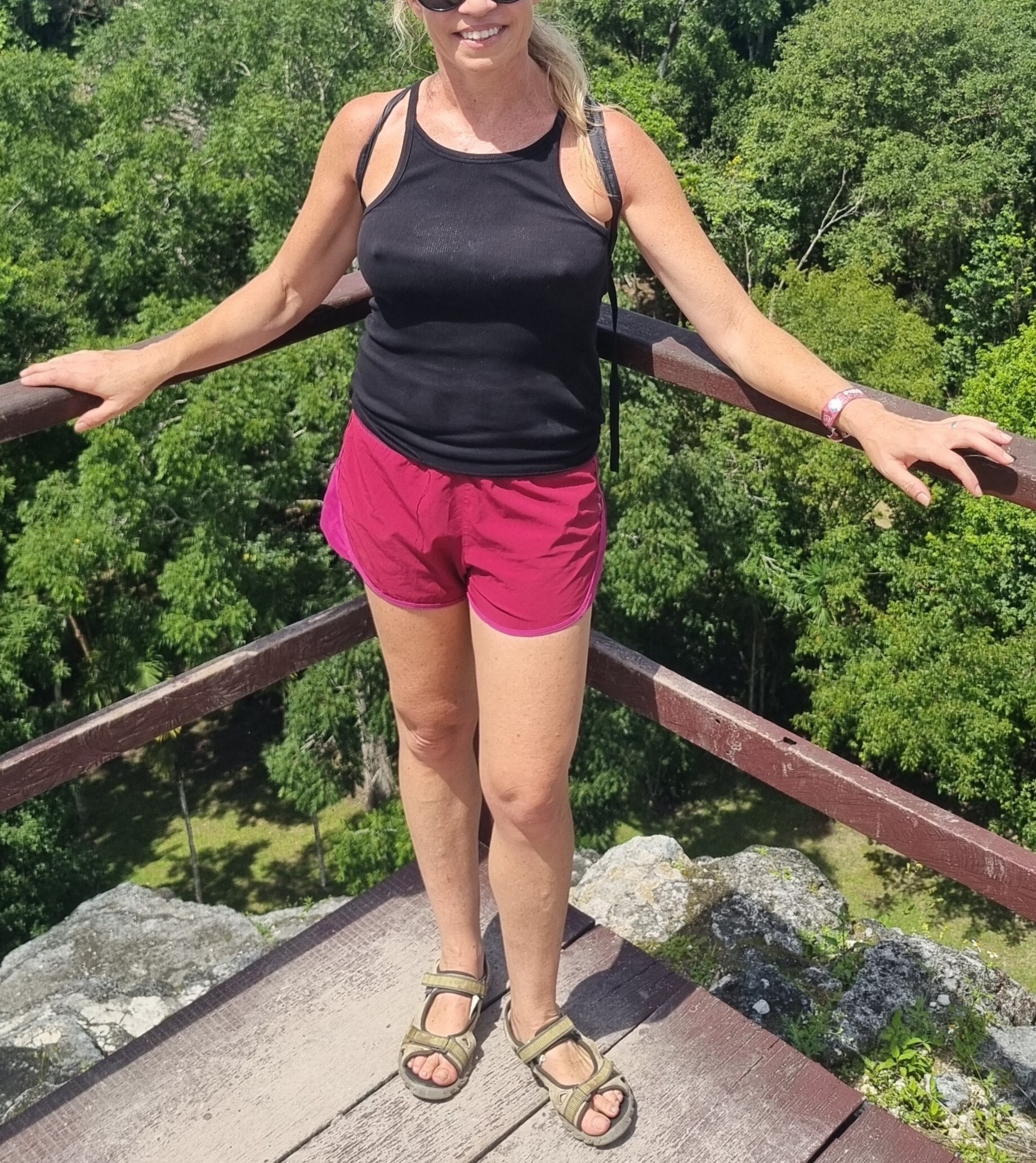 Lesbian amateur nipples braless