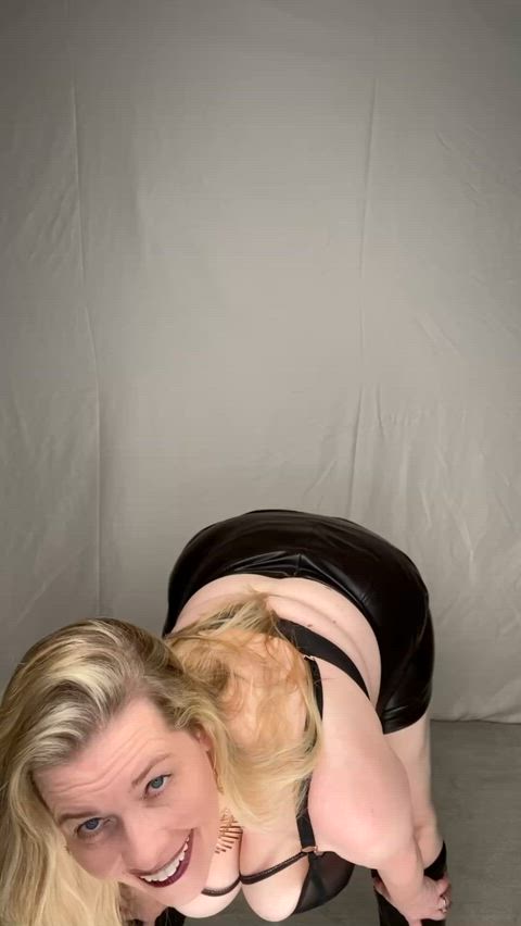 I want you to touch my huge tits