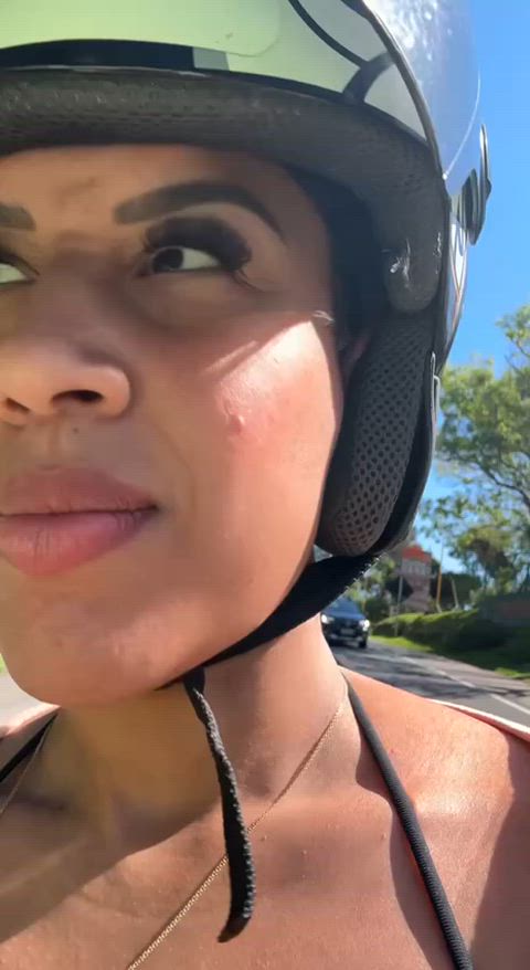 A nice motorcycle ride