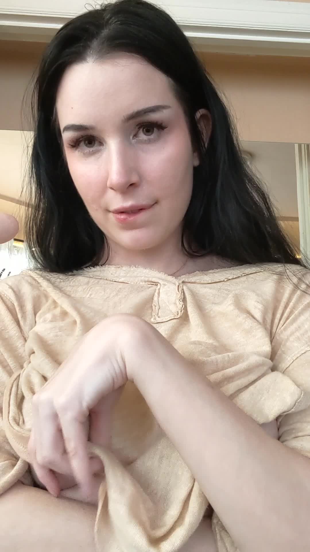 Lifting to reveal my boobs