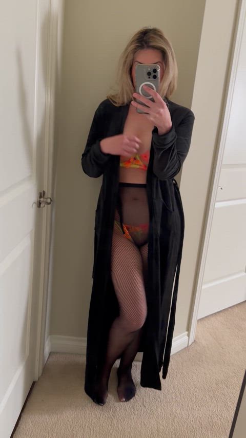 Getting dressed or undressed, you decide...