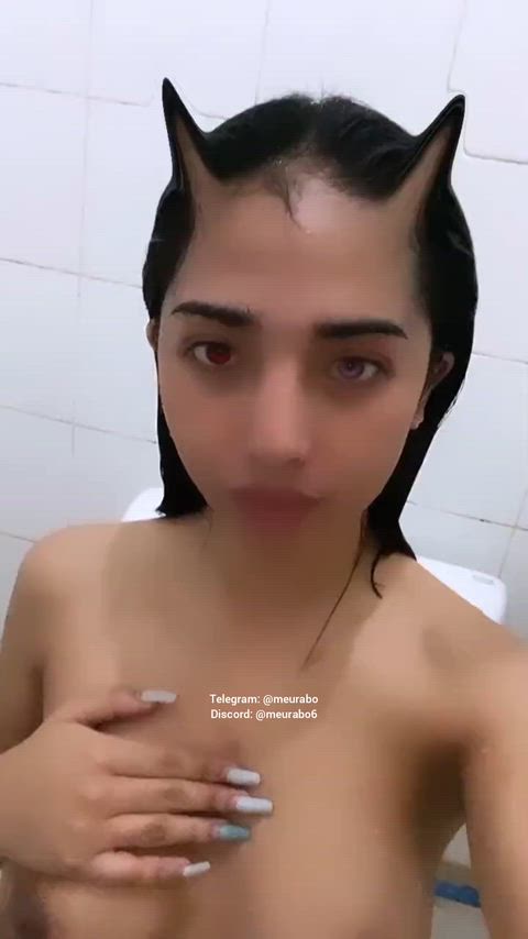 Promise me not to pull out and I will keep you drained and milked everyday, let's start with tittie fucking you