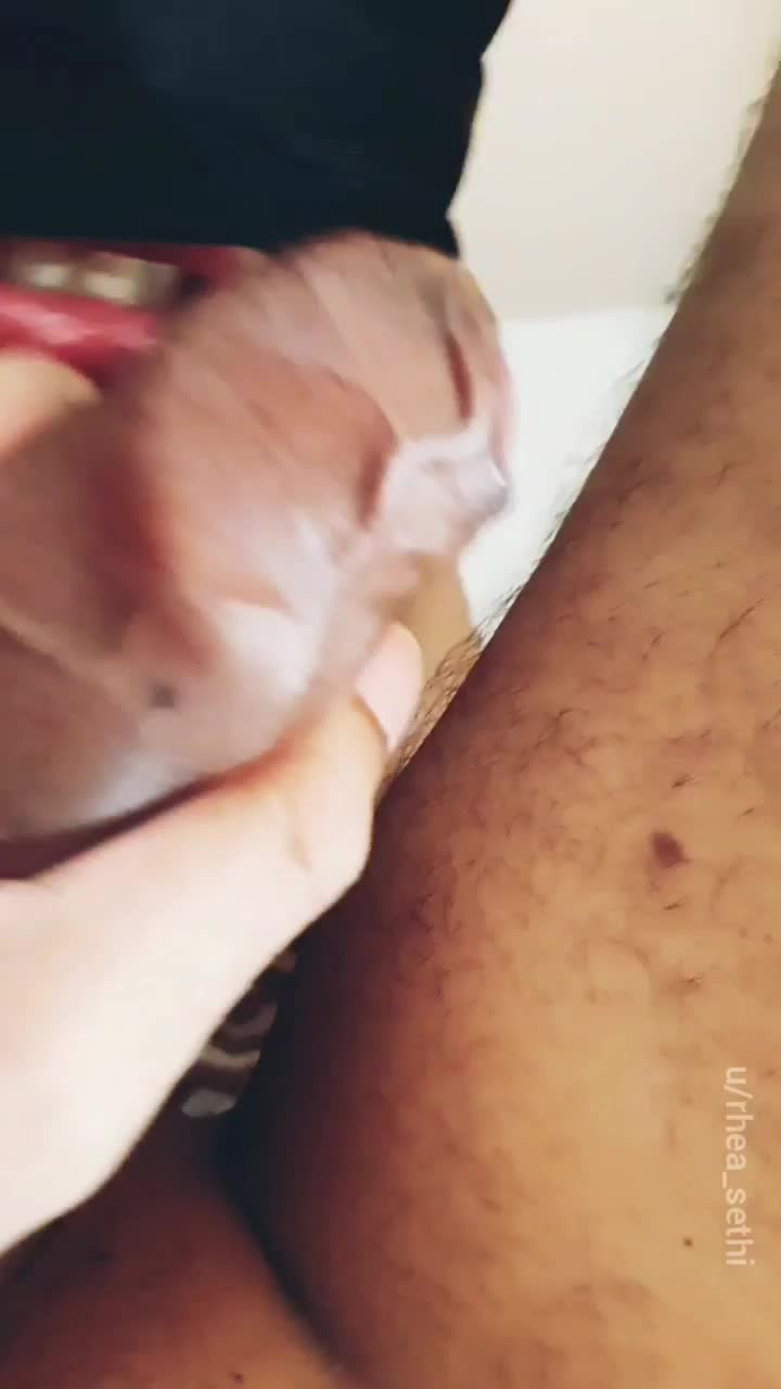 Sometimes a cumslut can spit too - but only to make a sloppy mess and keep sucking.