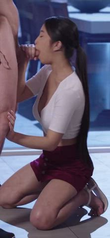 Big Dick Big Tits Blowjob WMAF Porn GIF by mollatare