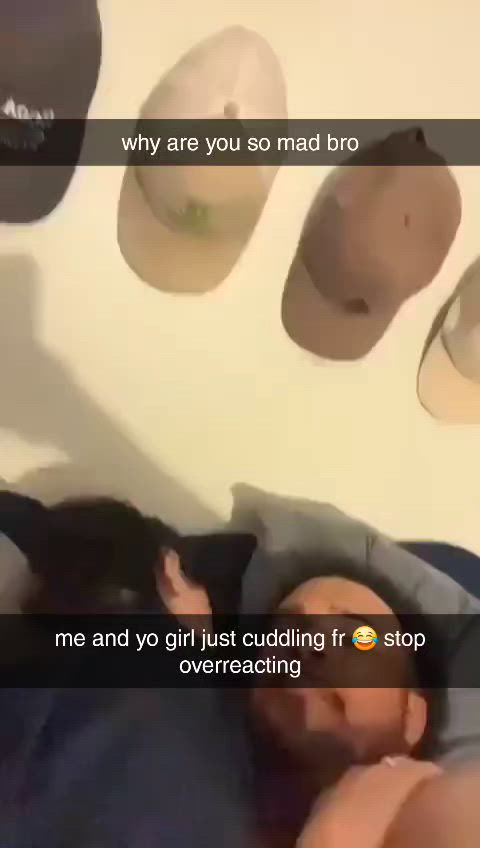 Just cuddling
