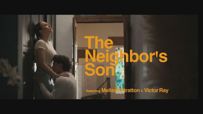 Hot Next Door Neighbor Melissa Stratton Can't Resist Young Stud Victor Ray's Tricks