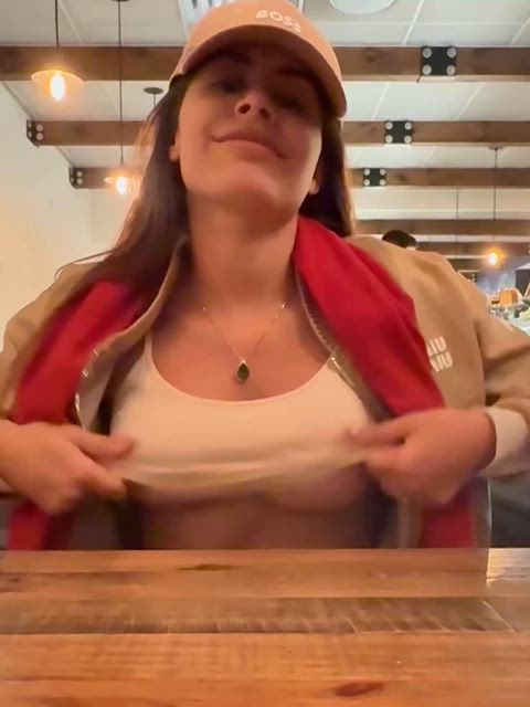 Tits with your coffee