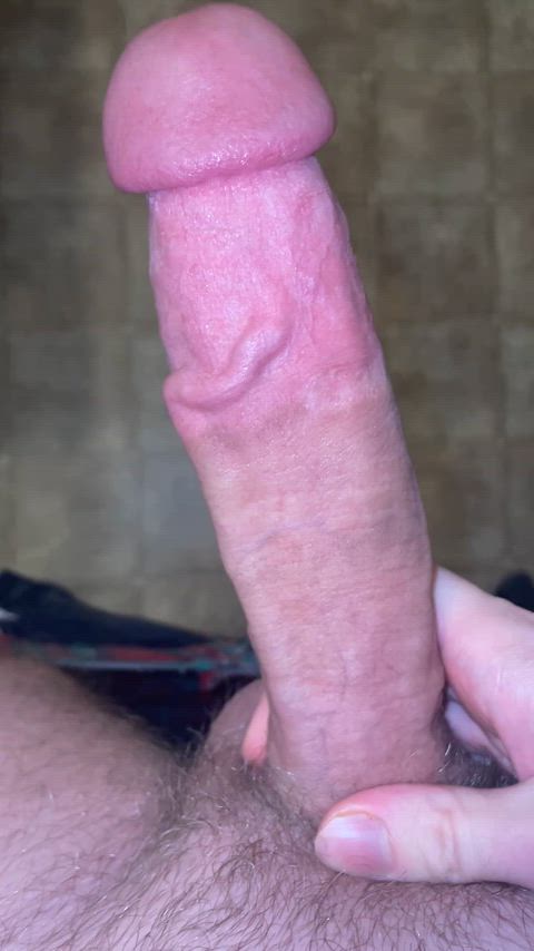 Hiding in the bathroom