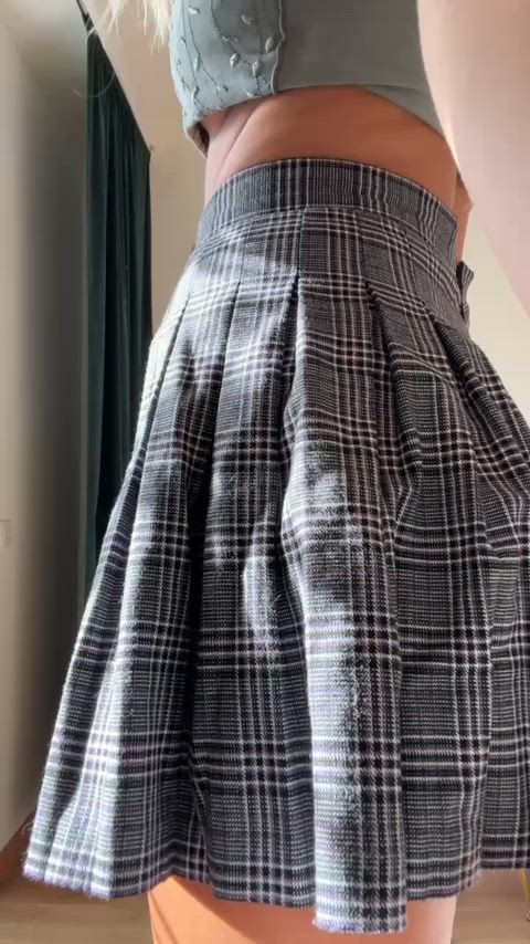 this schoolgirl is horny for u