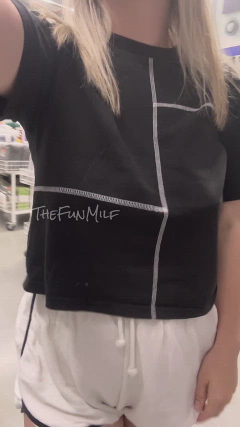 Big Tits MILF Natural Tits Public Tits Porn GIF by thefunmilf