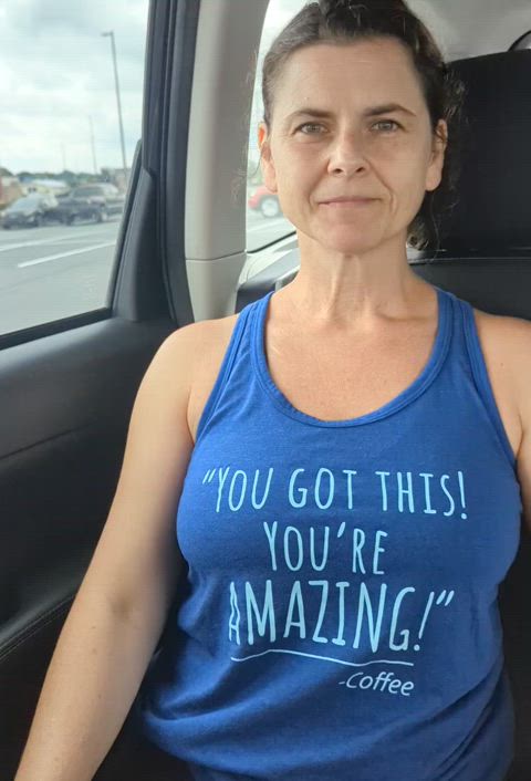 Having fun flashing in the car ;)