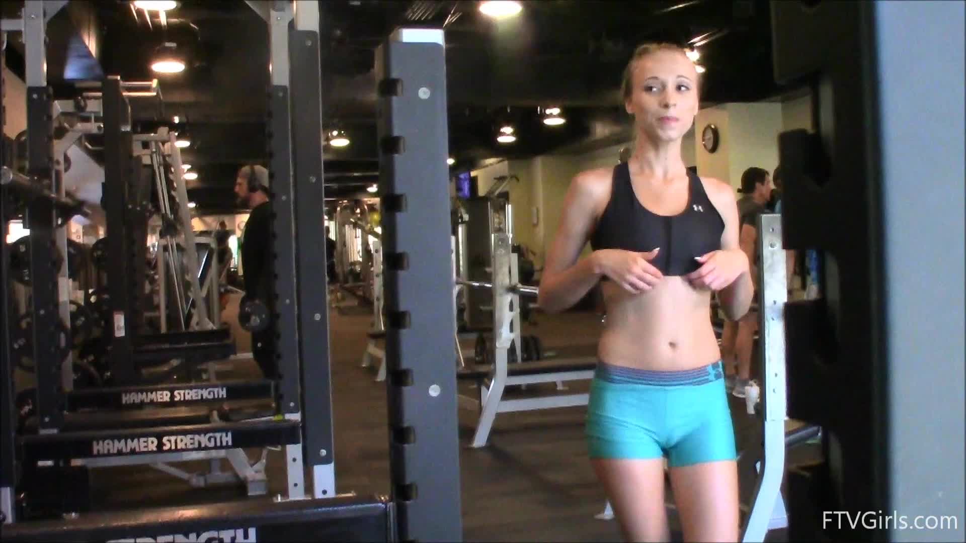 At the gym