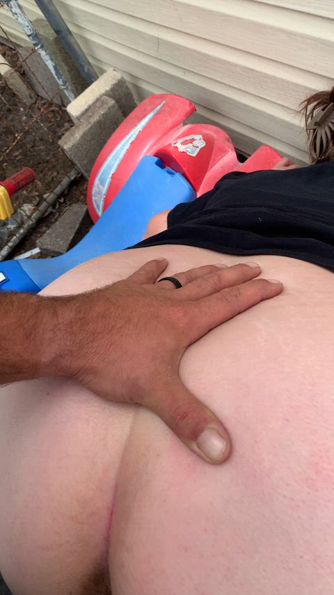 We love fucking outside