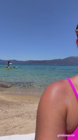 kinda didnt even care if that paddle boarder saw me