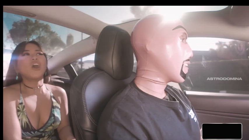 "There's now way you will fuck me in the car" he told me. Poor guy, he didn't know that I am the boss and I do whatever I want to. He learned it the hard way. I love to put them in their place, you're next!