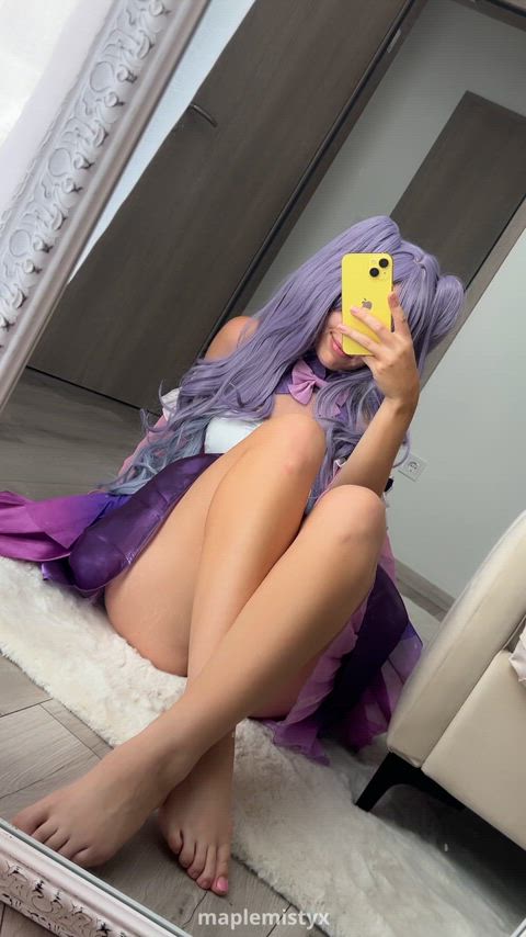 Keqing forgot her panties today (maplemistyx) [genshin impact]