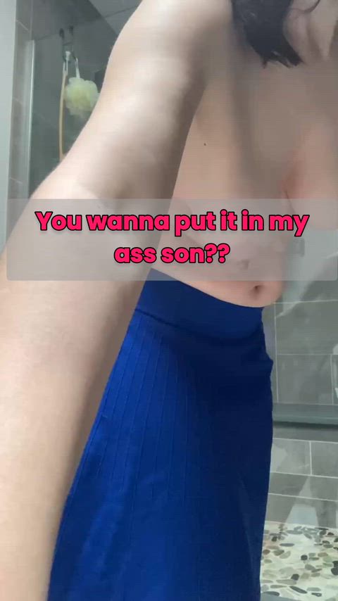 As a good mom, I will let my son fuck my tight asshole even if it hurts