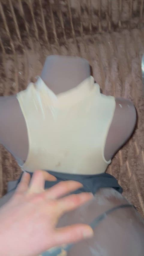 Afterwork creampie for Ebony doll 🥵