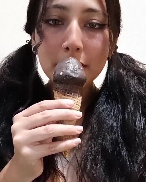 girl eating ice cream sexy thumbnail